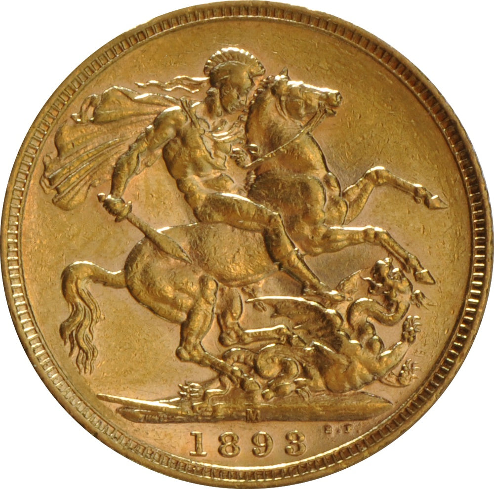 Libra Victória - Viúva - 1893 - Verso