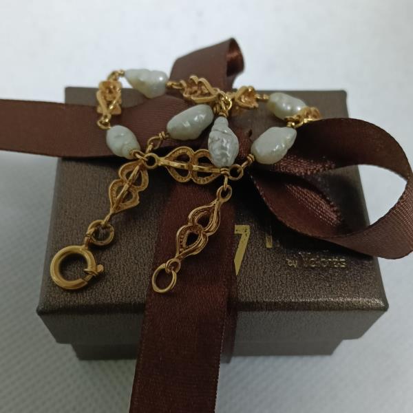 pulseira em ouro de 19.2 k 5