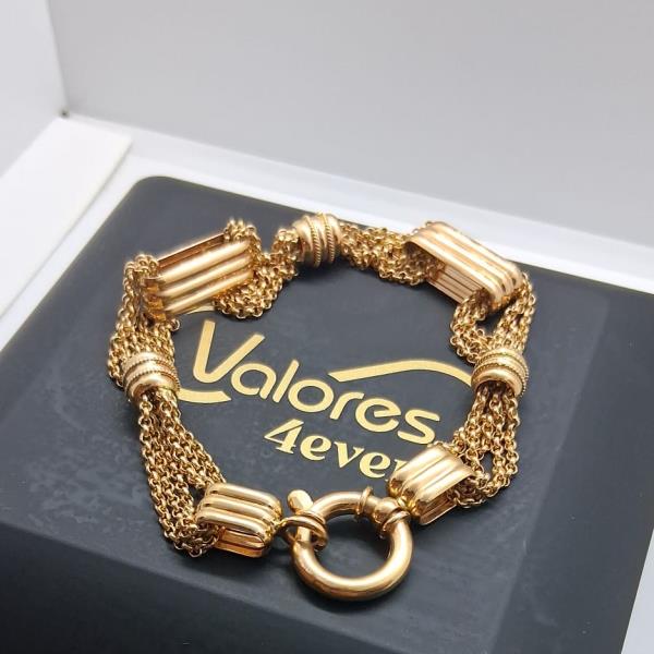 pulseira em ouro de 19.2 k 3