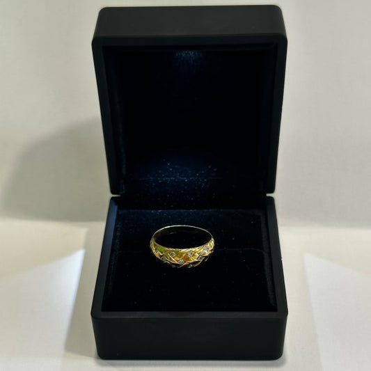 anel em ouro de 19.2 k 2