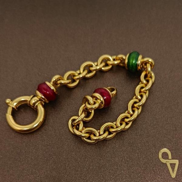 pulseira em ouro de 19.2 k 3