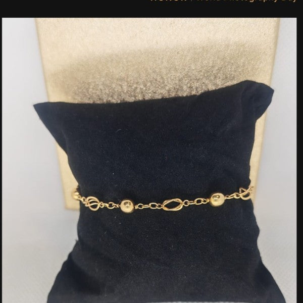 pulseira em ouro de 19.2 k 4