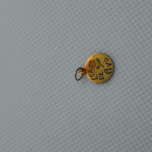 pendente em ouro de 19.2 k 2