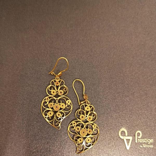 brincos em ouro de 19.2 k 2