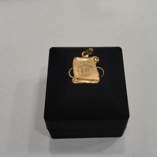 pendente em ouro de 19.2 k 2