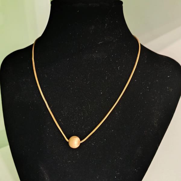 colar em ouro de 19.2 k 2