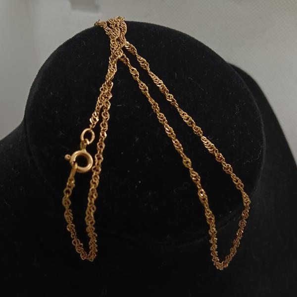 colar em ouro de 19.2 k 3