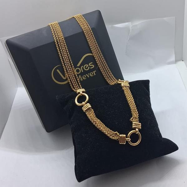 colar em ouro de 19.2 k 2