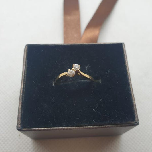 anel em ouro de 19.2 k 2