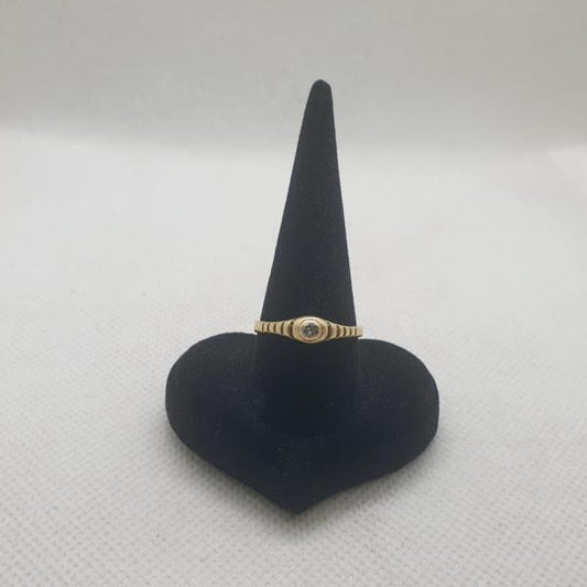 anel em ouro de 14 k 2