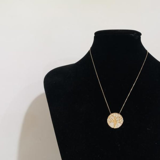 colar em ouro de 9 k 2