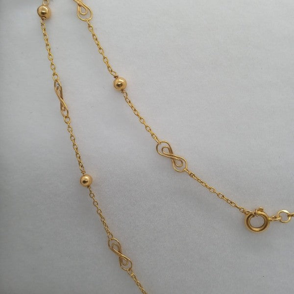 colar em ouro de 19.2 k 4