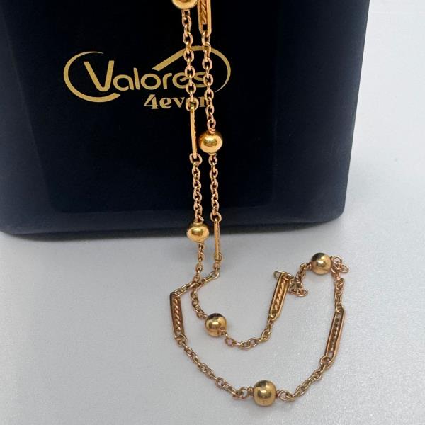 colar em ouro de 19.2 k 2