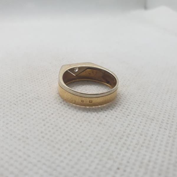 anel em ouro de 19.2 k 5