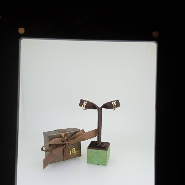 brincos em ouro de 19.2 k 5