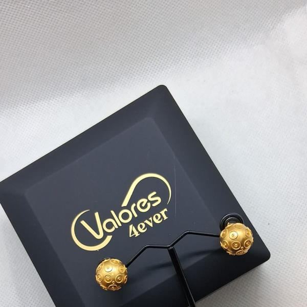 brincos em ouro de 19.2 k 4