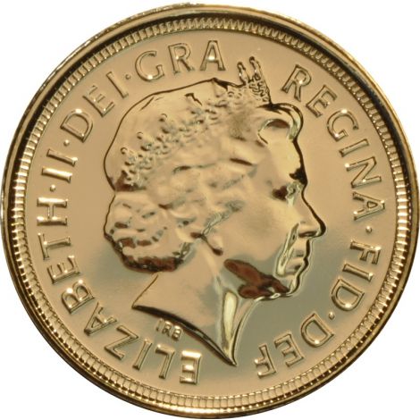 2009 Gold Half Sovereign - Elizabeth II Fourth Head