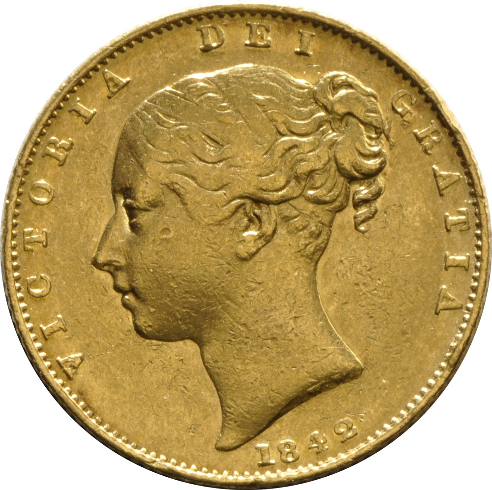 Libra Victória - Brasão - Solteira - 1842 - Frente