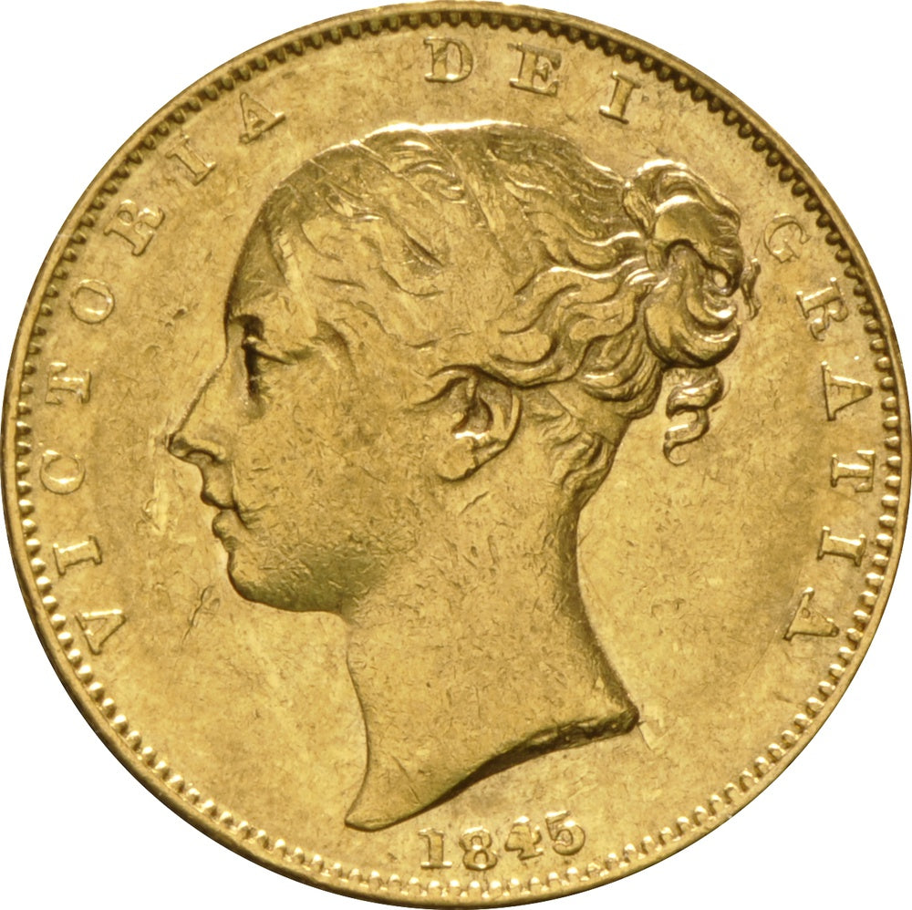 Libra Victória - Brasão - Solteira - 1845 - Frente