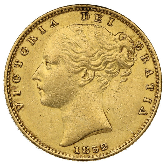 Libra Victória - Brasão - Solteira - 1852 - Frente