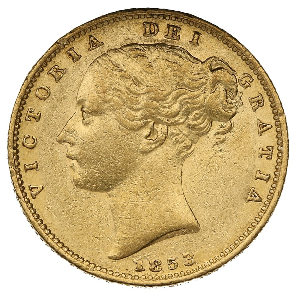 Libra Victória - Brasão - Solteira - 1853 - Frente