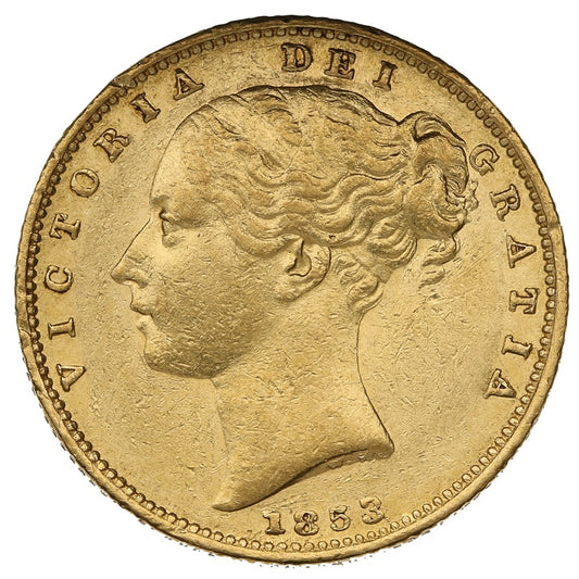 Libra Victória - Brasão - Solteira - 1853 - Frente