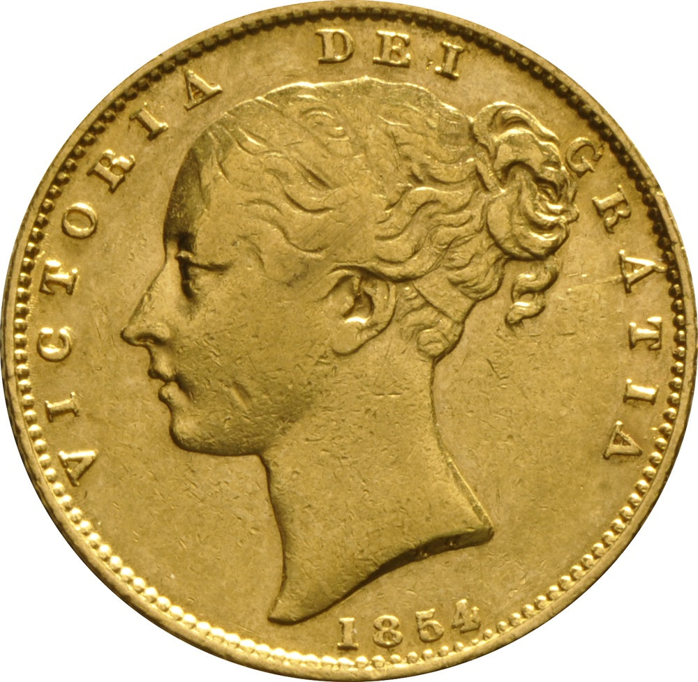 Libra Victória - Brasão - Solteira - 1854 - Frente