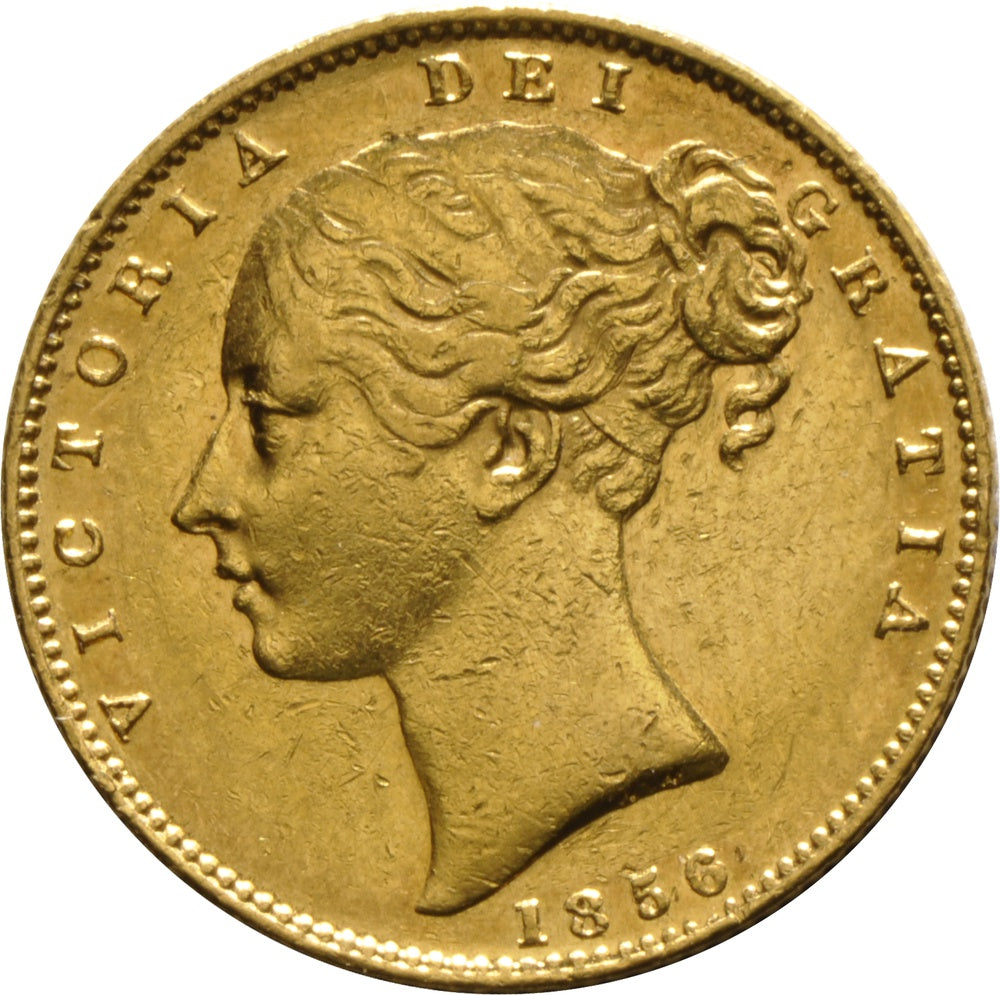 Libra Victória - Brasão - Solteira - 1856 - Frente