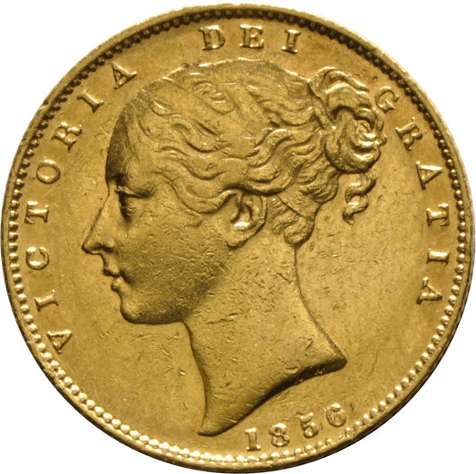 Libra Victória - Brasão - Solteira - 1856 - Frente