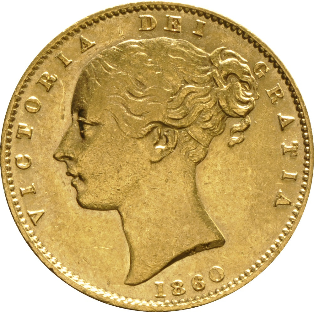 Libra Victória - Brasão - Solteira - 1860 - Frente