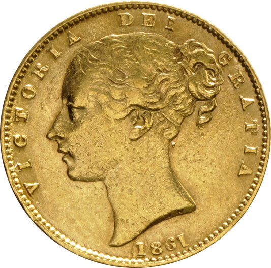 Libra Victória - Brasão - Solteira - 1861 - Frente