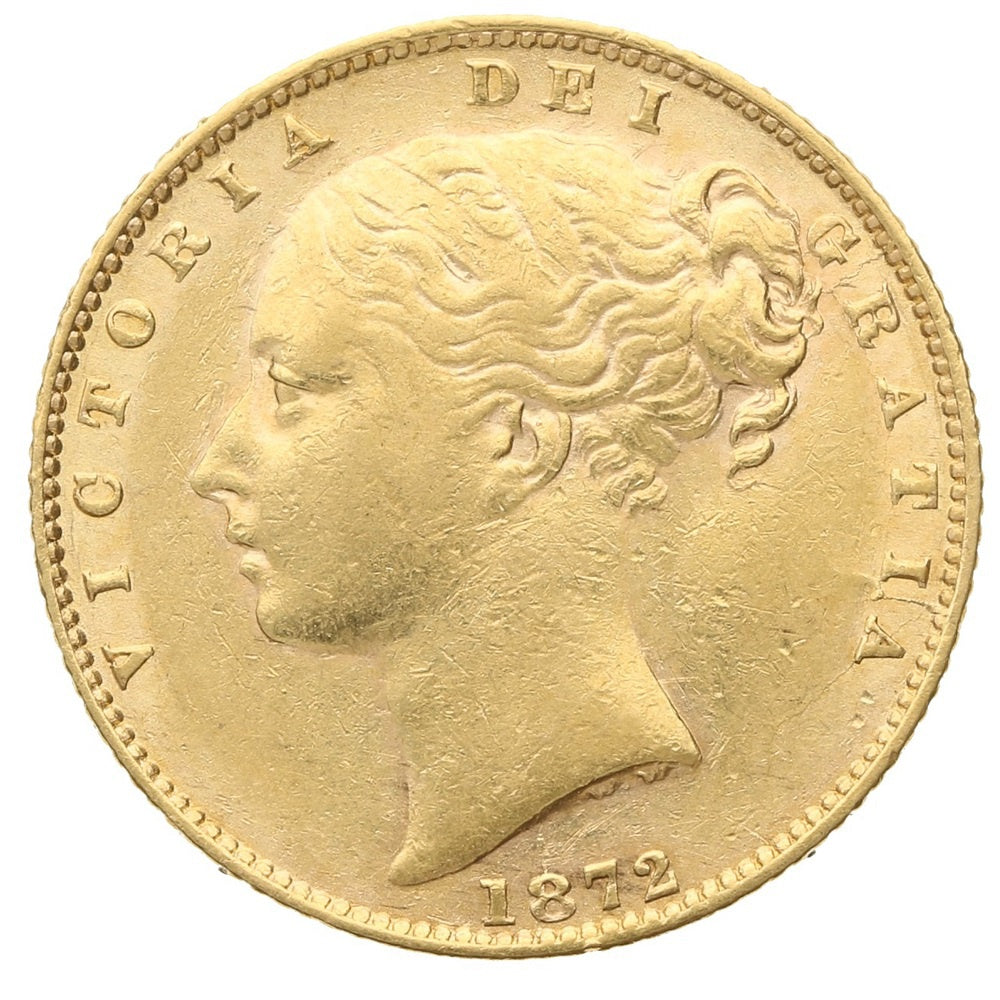 Libra Victória - Brasão - Solteira - 1872 - Frente