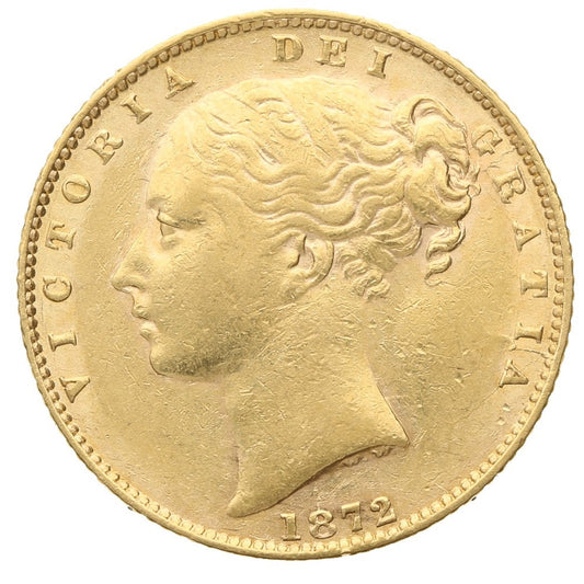 Libra Victória - Brasão - Solteira - 1872 - Frente