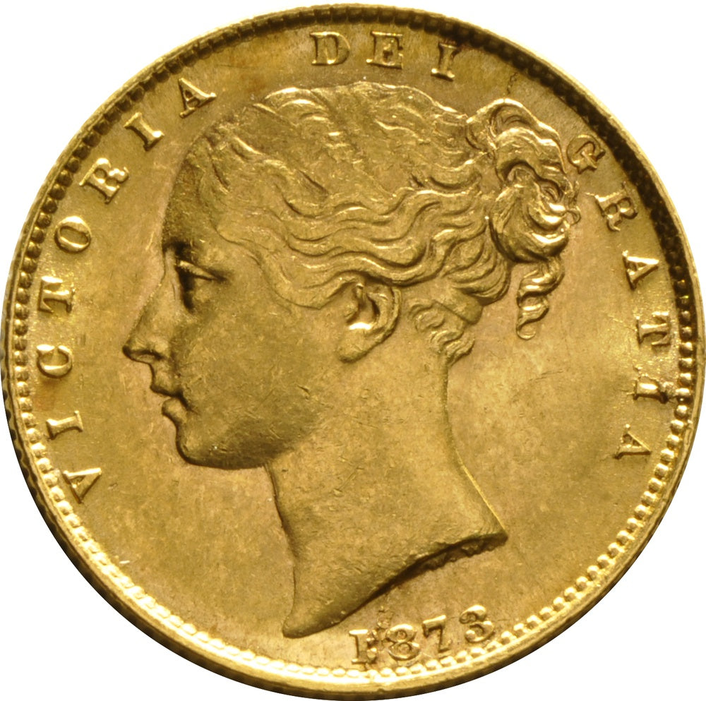 Libra Victória - Brasão - Solteira - 1873 - Frente