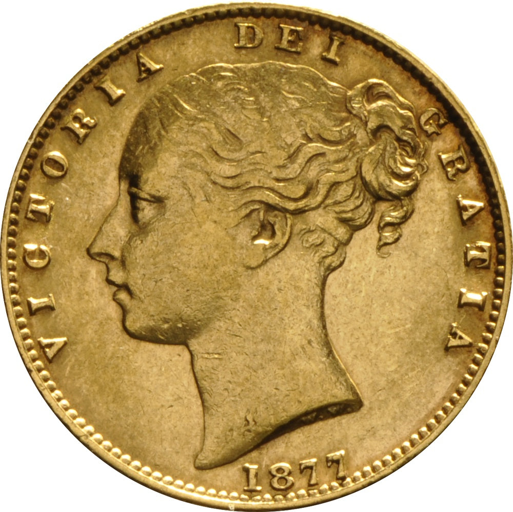 Libra Victória - Brasão - Solteira - 1877 - Frente