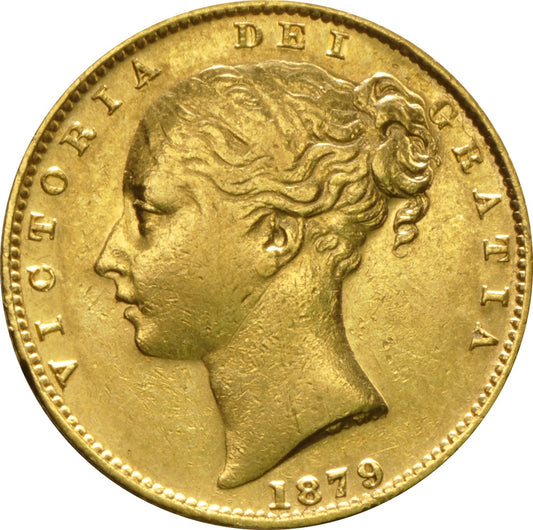 Libra Victória - Brasão - Solteira - 1879 - Frente