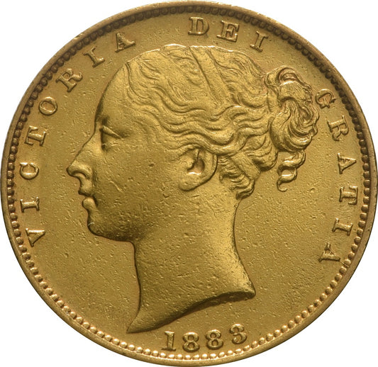 Libra Victória - Brasão - Solteira - 1883 - Frente