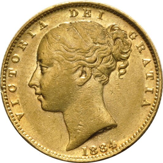 Libra Victória - Brasão - Solteira - 1884 - Frente