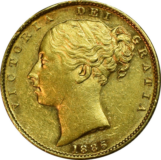 Libra Victória - Brasão - Solteira - 1885 - Frente