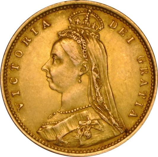 Libra Victória - Brasão - Solteira - 1887 - Frente
