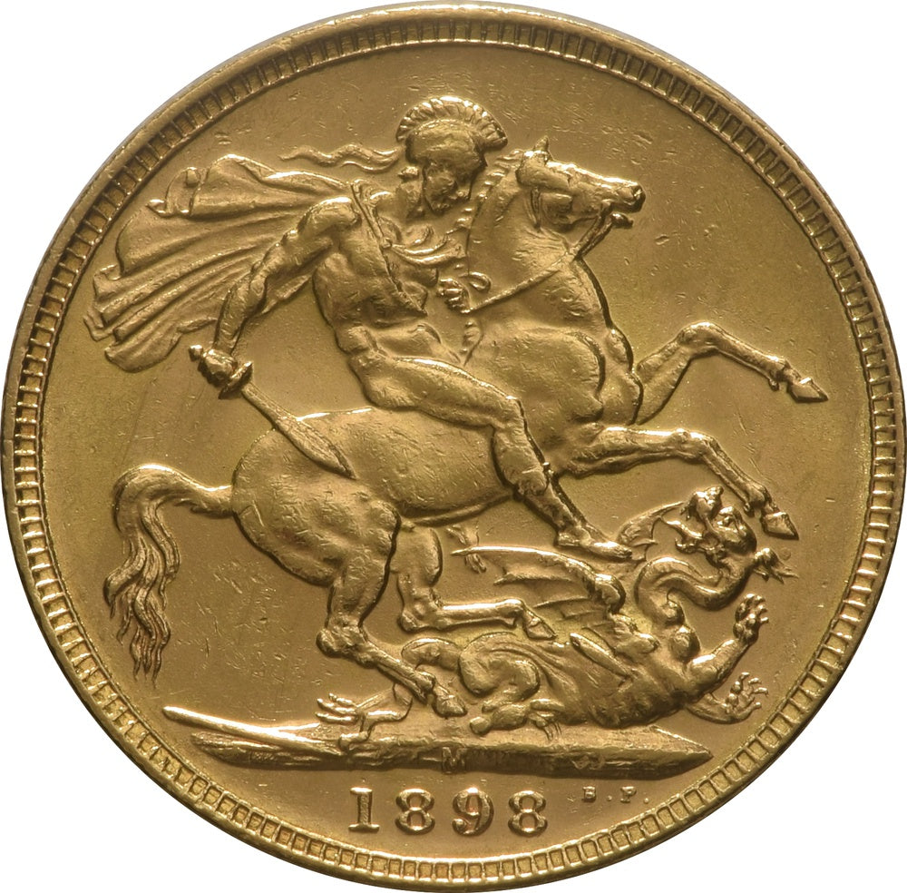 Libra Victória - Viúva - 1898 - Verso