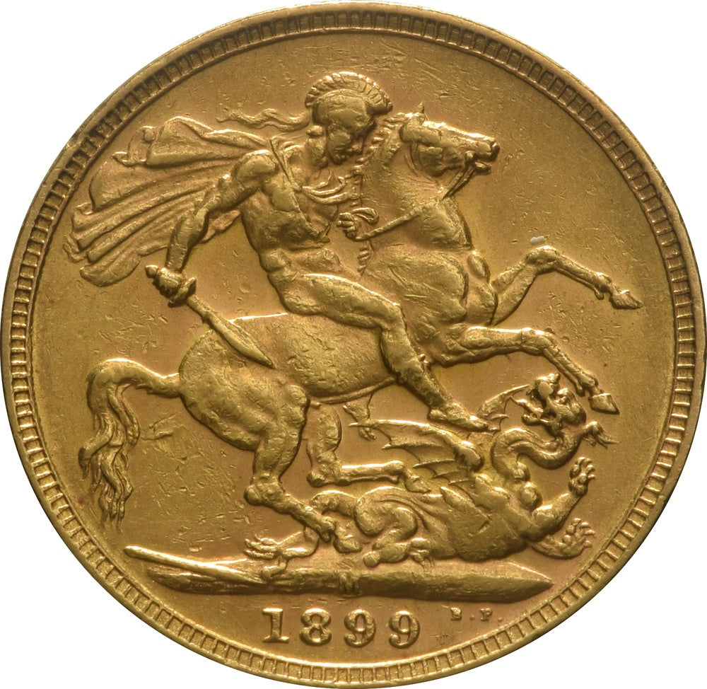 Libra Victória - Viúva - 1899 - Verso