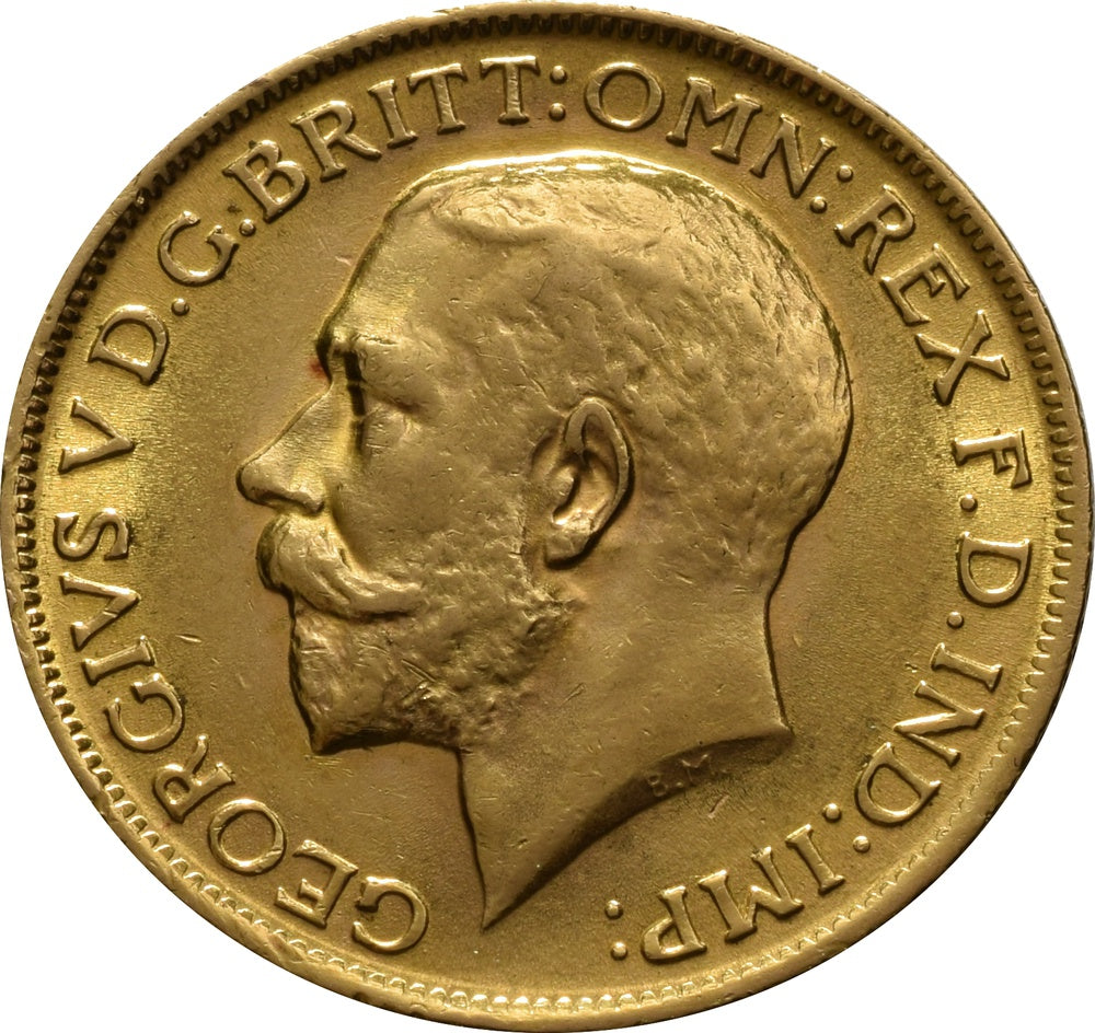 Libra George V - 1915 - Frente