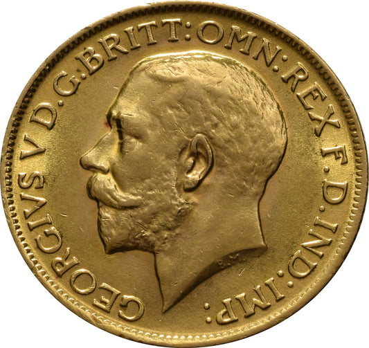 Libra George V - 1915 - Frente