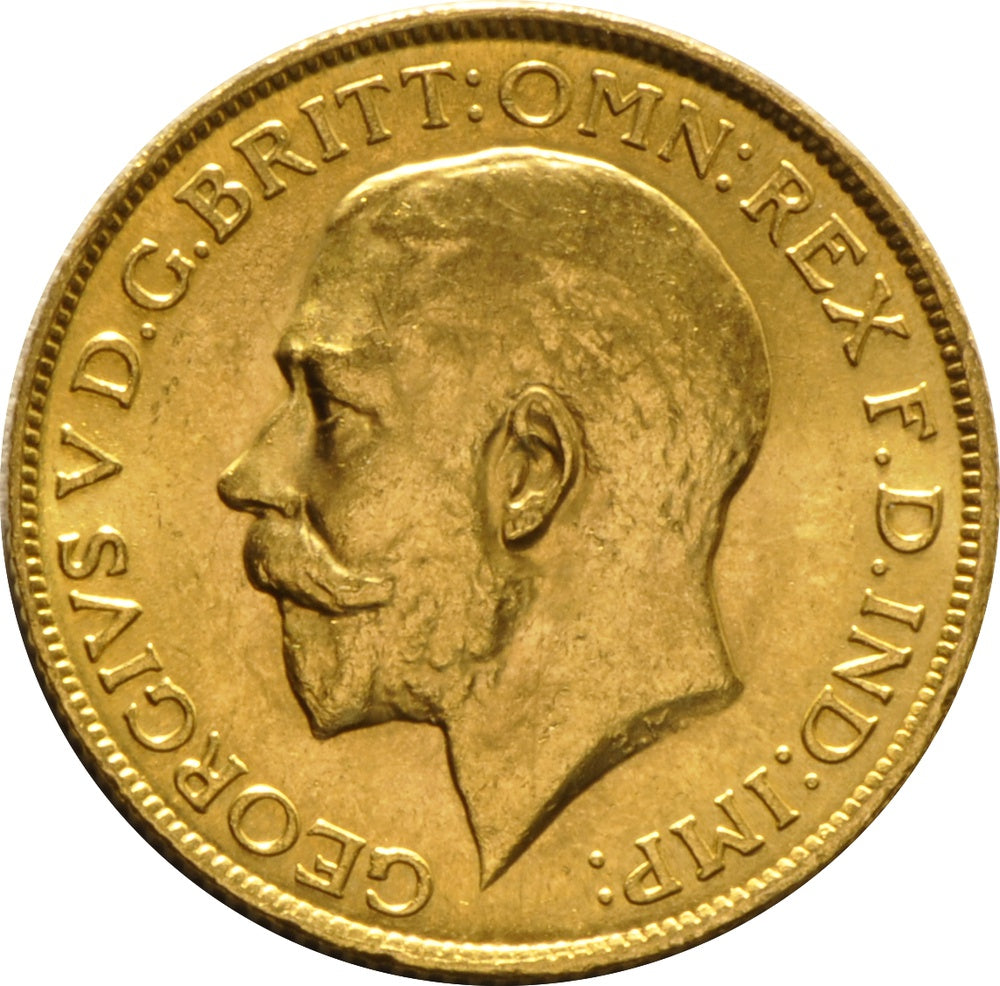 Libra George V - 1922 - Frente