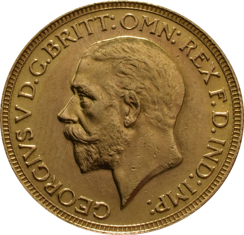 Libra George V - 1929 - Frente