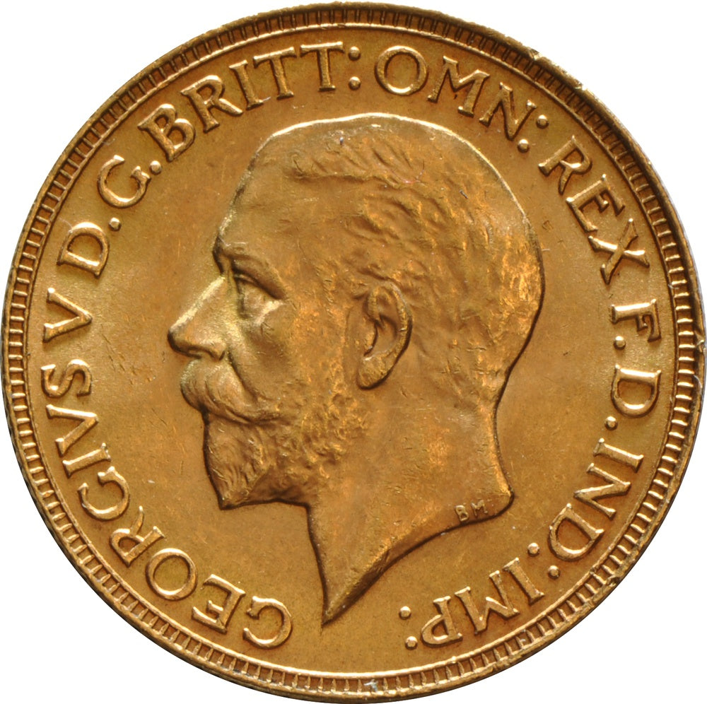 Libra George V - 1932 - Frente