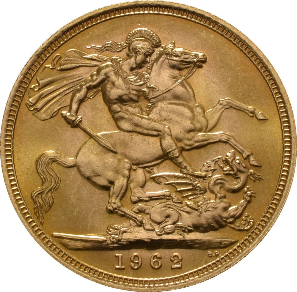 Libra Isabel II - Jovem - 1962 - Verso