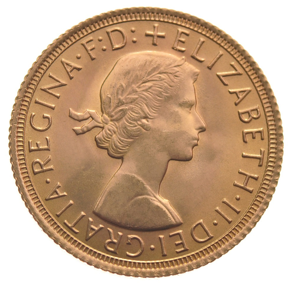 Libra Isabel II - Jovem - 1967 - Frente