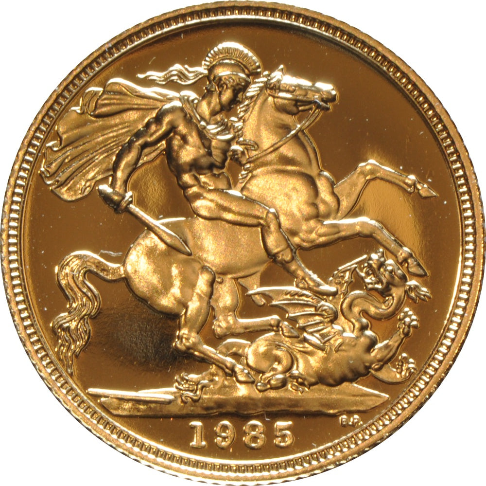 Libra Isabel II 1985 - Verso